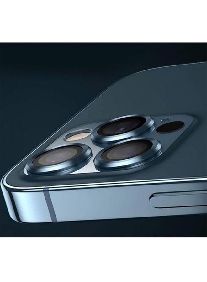 Usams Camera Lens Protector For Apple iPhone 12 Pro Pacific Blue - Image 2