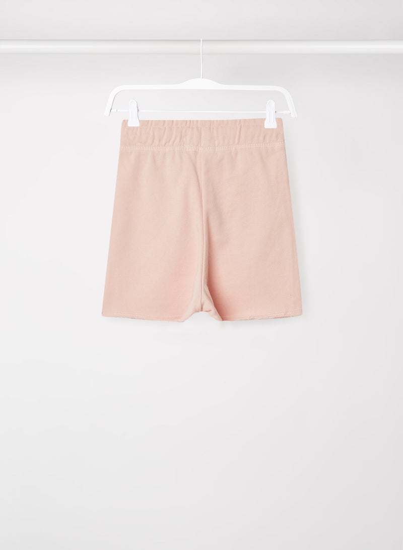 مانجو شورت من القطن العضوي للصغار/المراهقين وردي فاتح - Image 2