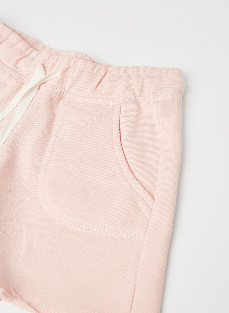 مانجو شورت من القطن العضوي للصغار/المراهقين وردي فاتح - Image 3