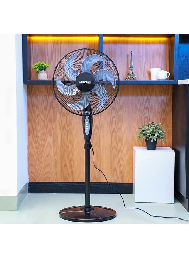 KRYPTON - Stand Fan With Remote Control 75 W KNF6159 Black - Image 1