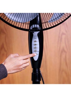 كريبتون مروحة عمودية مع جهاز تحكم عن بعد 75 W KNF6159 أسود  - Image 3