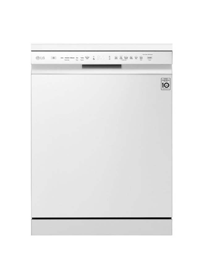 إل جي غسالة أطباق كواد ووش 9 L DFB512FW أبيض  - Image 1