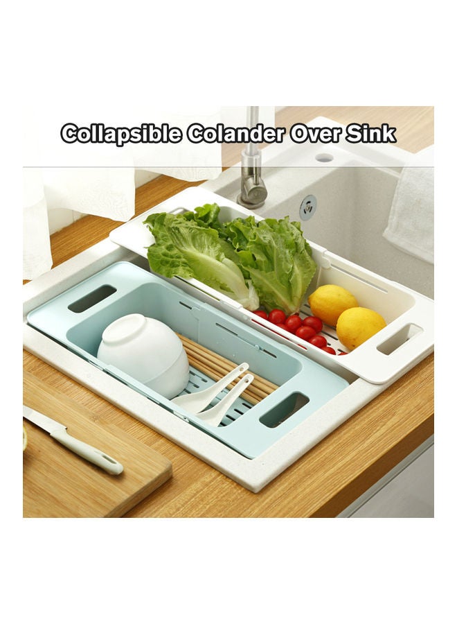 Collapsible Colander Blue 38x8.5x18.5cm  - Image 2