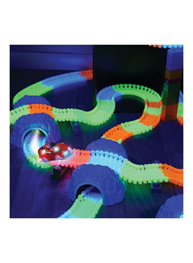 220-Piece Glow Racing Track Set With 2 Cars - Image 3