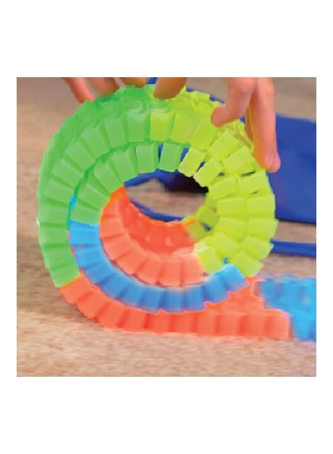 220-Piece Glow Racing Track Set With 2 Cars - Image 2
