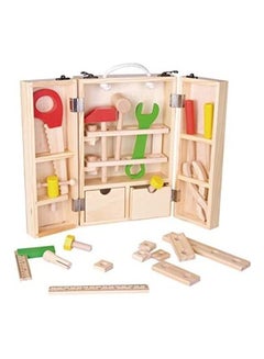 Classic World 35-Piece Wooden Tool Box Set  - Image 1