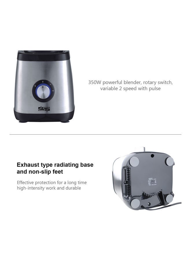 DSP Professional Countertop Blender 350.0 W NA-H3063 Silver/Black  - Image 2