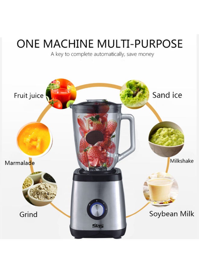 DSP Professional Countertop Blender 350.0 W NA-H3063 Silver/Black  - Image 4