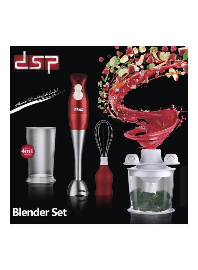 DSP Immersion Blender 200.0 W NA-H3065 Red  - Image 4