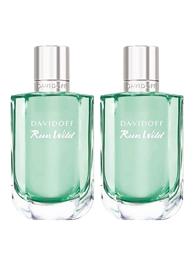 Davidoff - Pack Of 2 Run Wild (W) EDP 2x100ml - Image 1