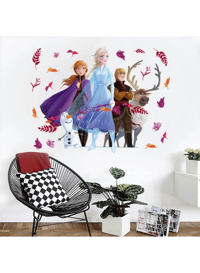 Generic - Frozen Themed Wall Sticker Multicolour - Image 1