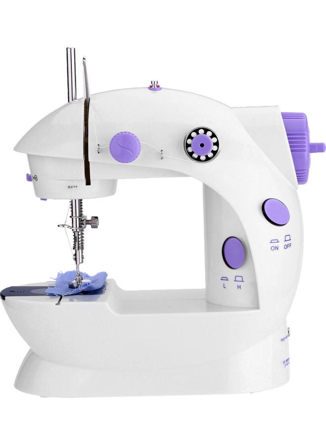 Portable Electric Sewing Machine NA-H7877 White/Purple - Image 2
