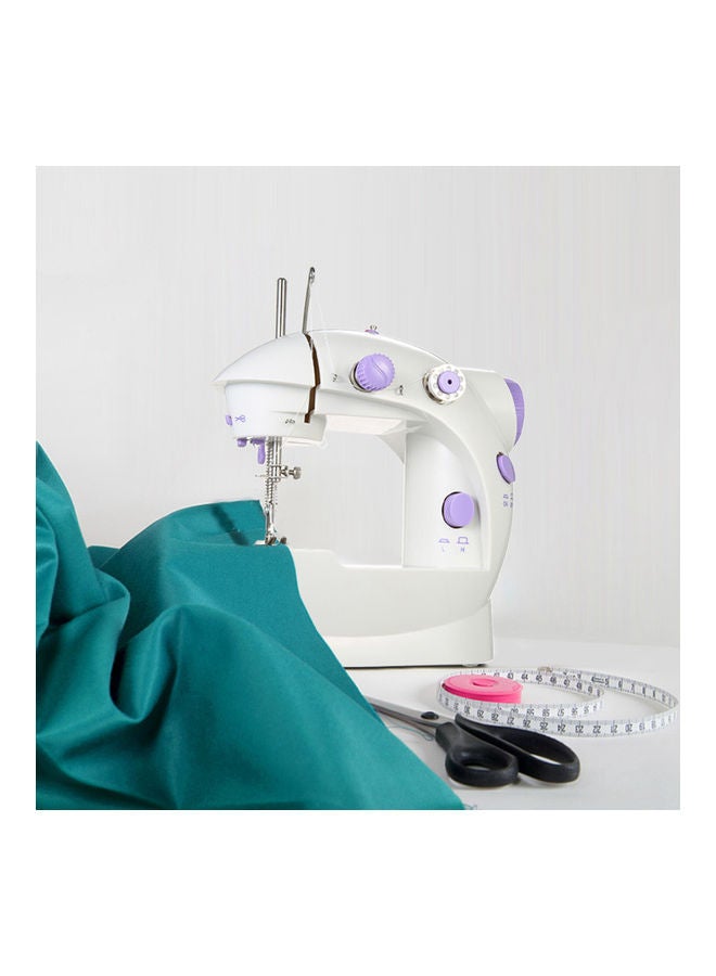 Portable Electric Sewing Machine NA-H7877 White/Purple - Image 4