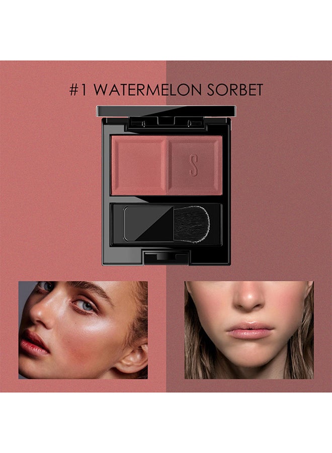 STAGENIUS - Super Fine Pressed Powder Blush No.1 Watermelon Sorbet - Image 1