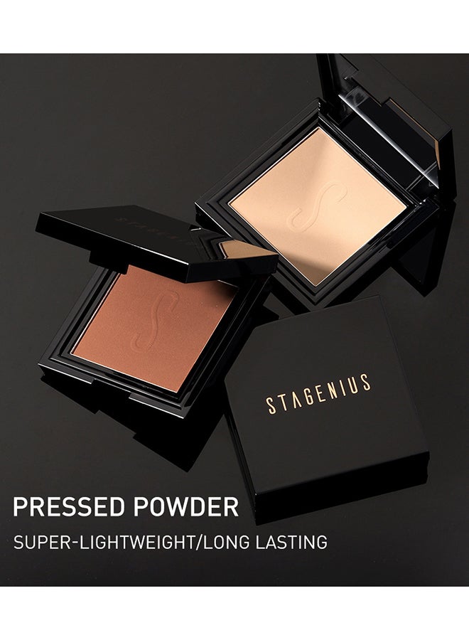 STAGENIUS - Super Lightweight Long Lasting Pressed Powder No.7 Gingerbread - Image 1