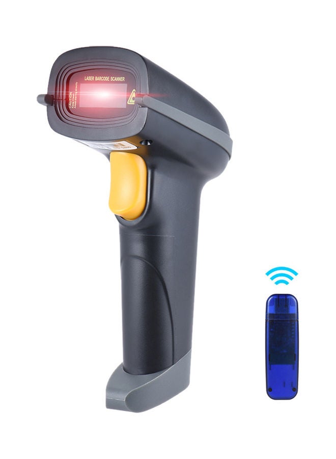 2.4G Wireless and USB Connected Barcode Scanner Grey - Image 1