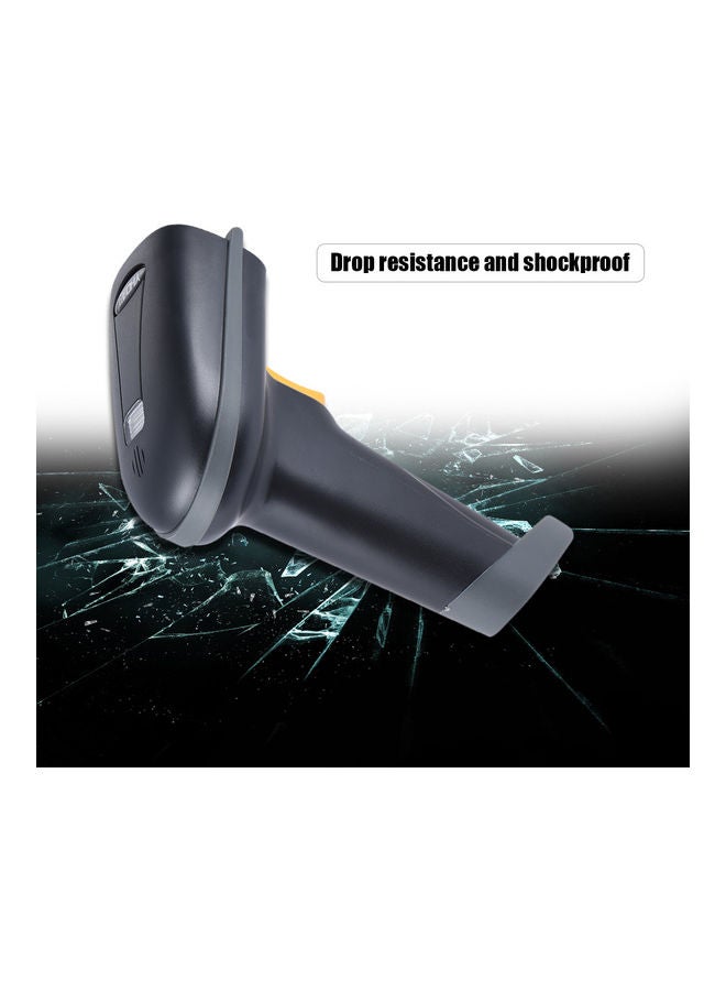 2.4G Wireless and USB Connected Barcode Scanner Grey - Image 2
