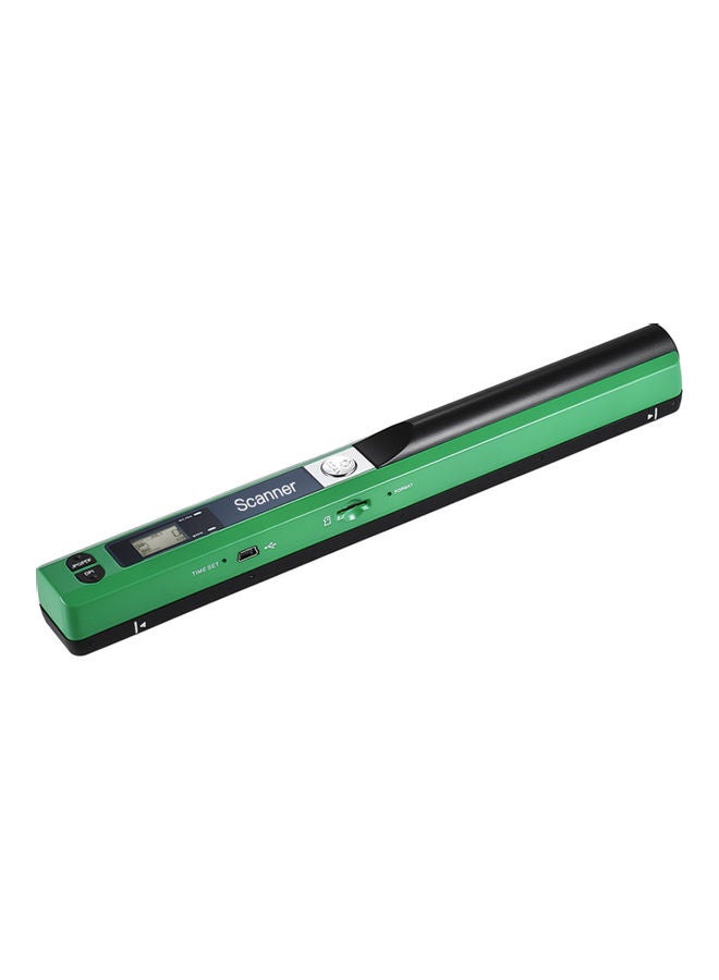 A4 Size LCD Display Wireless Scanner with Protecting Bag Green/Black - Image 4