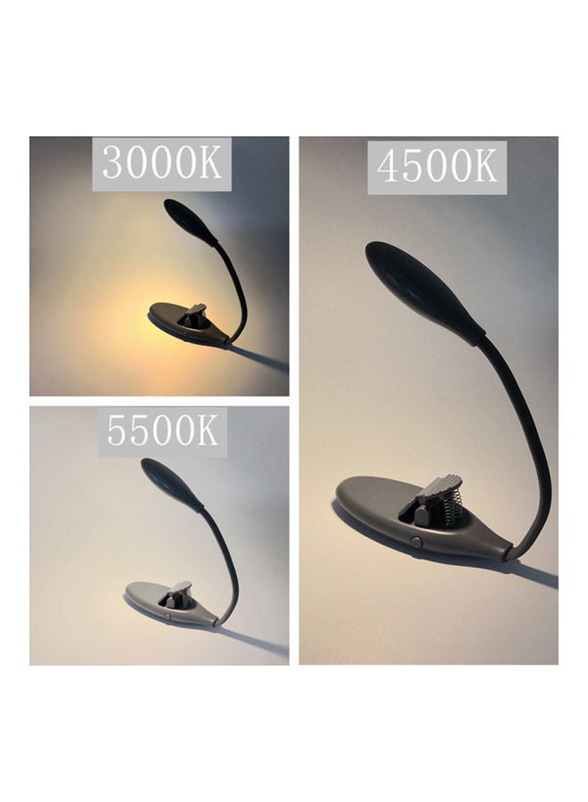 مصباح مرن قابل للشحن بتصميم كتاب رمادي - Image 3