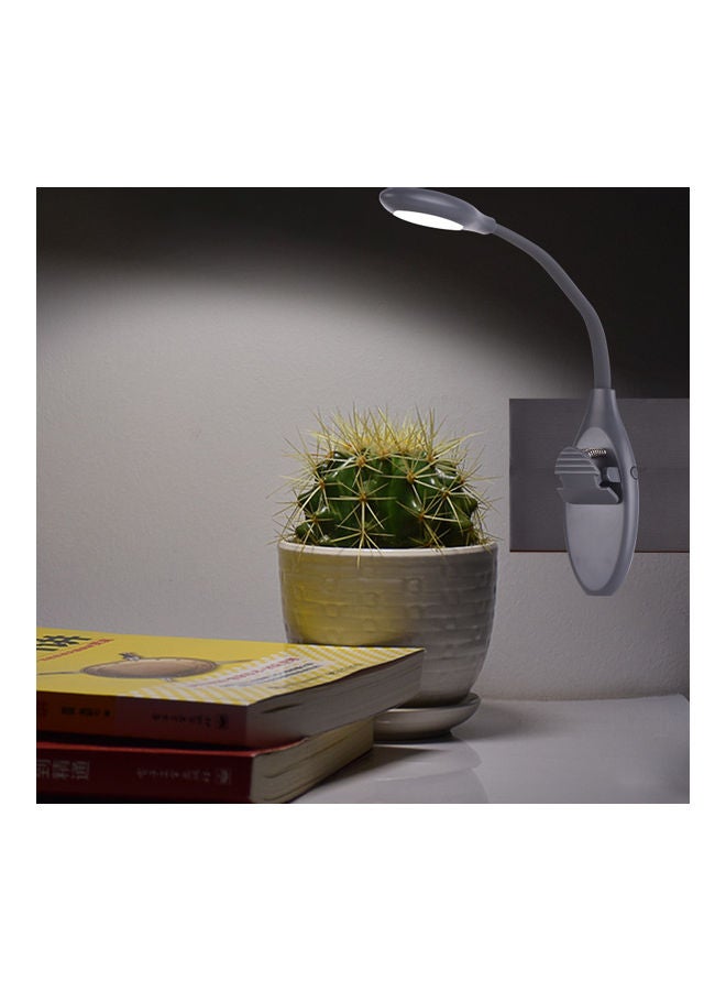 مصباح مرن قابل للشحن بتصميم كتاب رمادي - Image 4