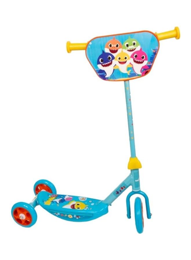 Pinkfong Tri Wheels Baby Sharks Printed Scooter Multicolour - Image 1