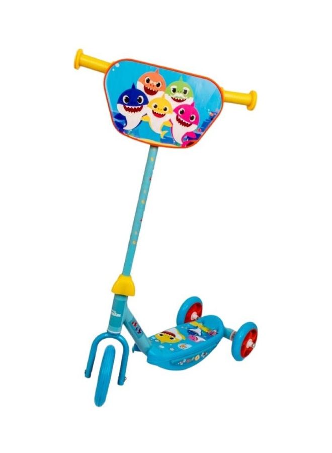 Pinkfong Tri Wheels Baby Sharks Printed Scooter Multicolour - Image 2