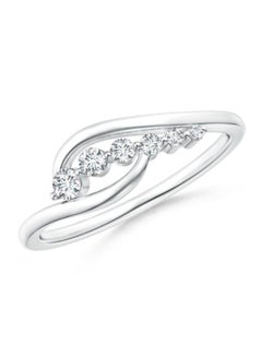 Diamond Journey Bypass Ring