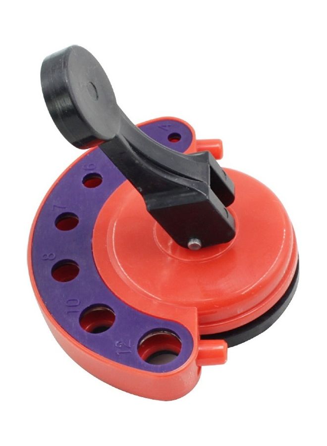 Adjustable Diamond Hole Saw Drill Bit Guide Glass Ceramic Tile Black/Blue/Red  - Image 1