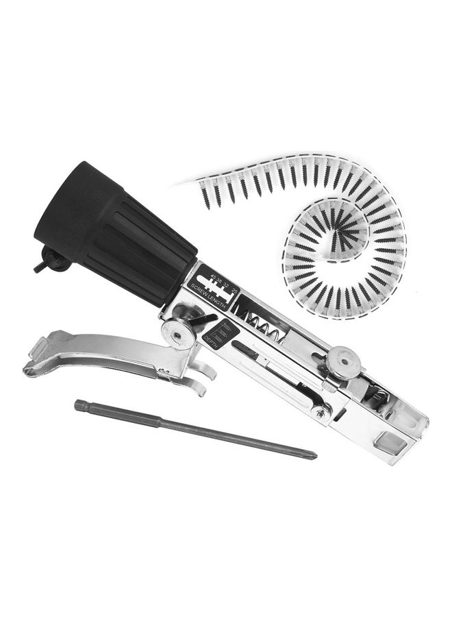 Generic Auto Feed Screwdriver Chain Gun Electric Drill Machine Silver/Black  - Image 1