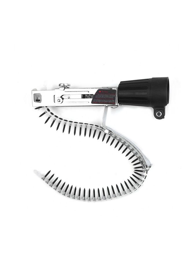 Generic Auto Feed Screwdriver Chain Gun Electric Drill Machine Silver/Black  - Image 4