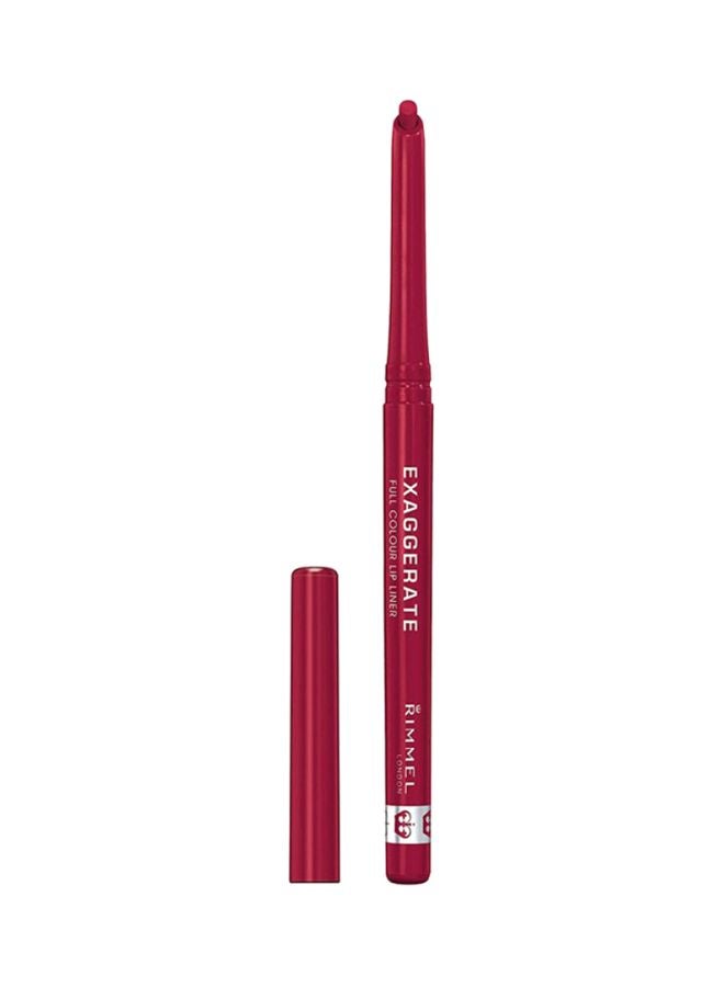 RIMMEL LONDON Exaggerate Full Colour Lip Liner 024 Red Diva  - Image 1