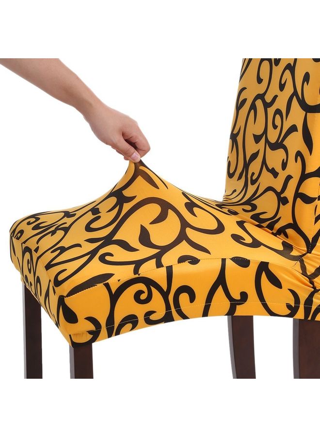 ماركة غير محددة غطاء كرسي قابل للتمدد من 4 قطع متعدد الألوان  - Image 2