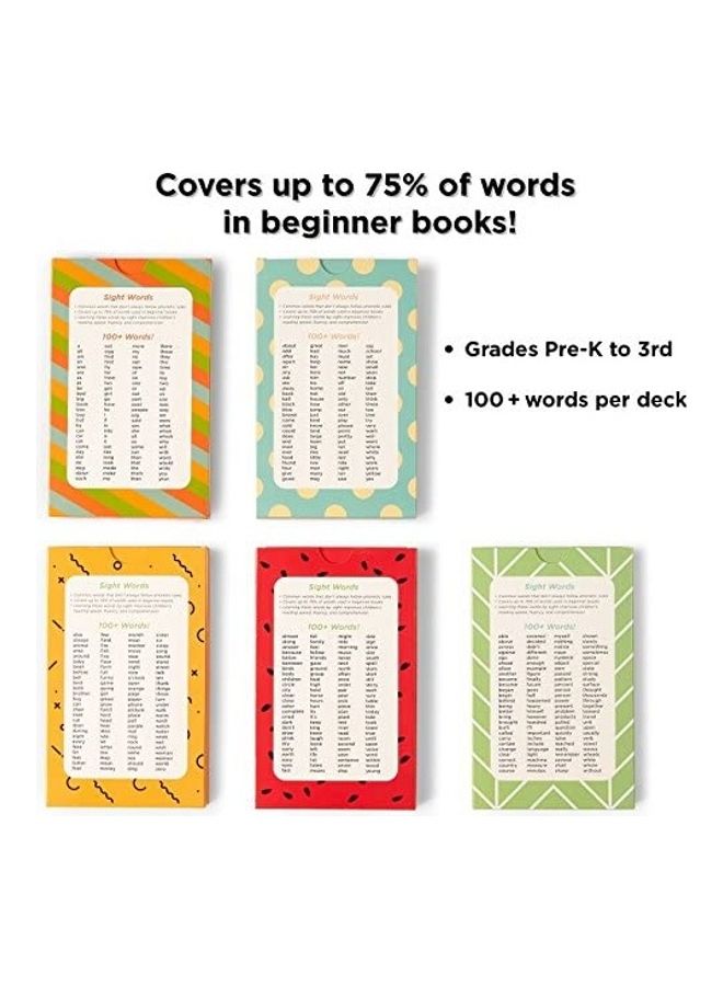 Think Tank Scholar 5-Pack Sight Words Flash Card  - Image 2