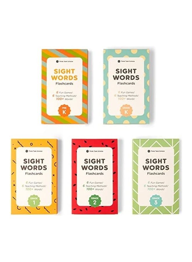 Think Tank Scholar 5-Pack Sight Words Flash Card  - Image 1