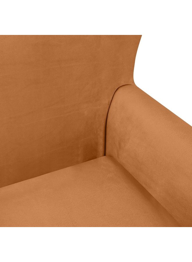 Stretch Recliner Chair Cover Brown - Image 2