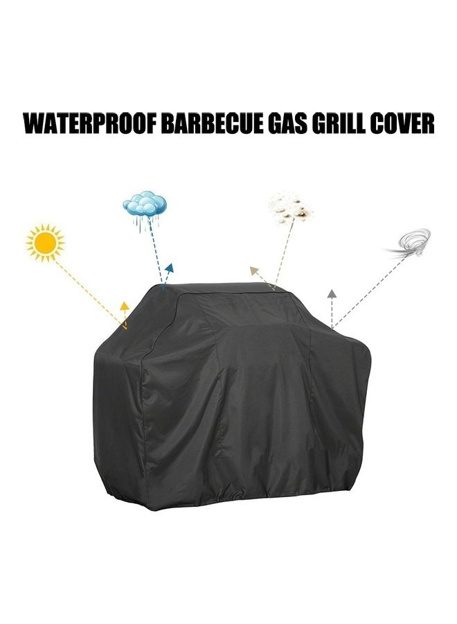 ماركة غير محددة غطاء شواية BBQ أسود 33x26x2سم  - Image 2