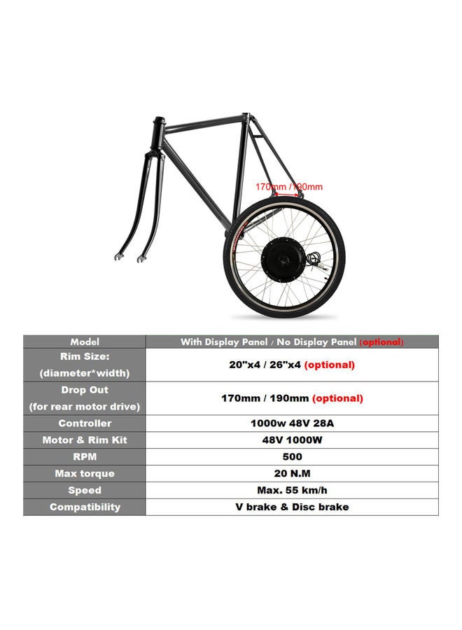 Generic - Electric Bike Conversion Kit Set - Image 1
