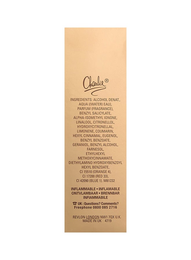 Revlon - Charlie Gold EDT 100ml - Image 1