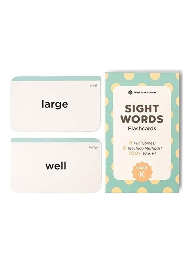 Think Tank Scholar - Kindergarten Sight Words Flash Cards - Image 1