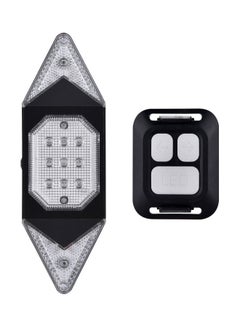 Generic USB Wireless Rechargeable Bicycle Turn Signal Steering Light  - Image 1