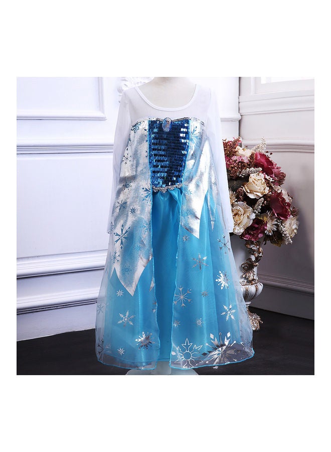 مس تيارا زي تنكري الأميرة إليسا من فيلم "Frozen" 120سم - Image 3