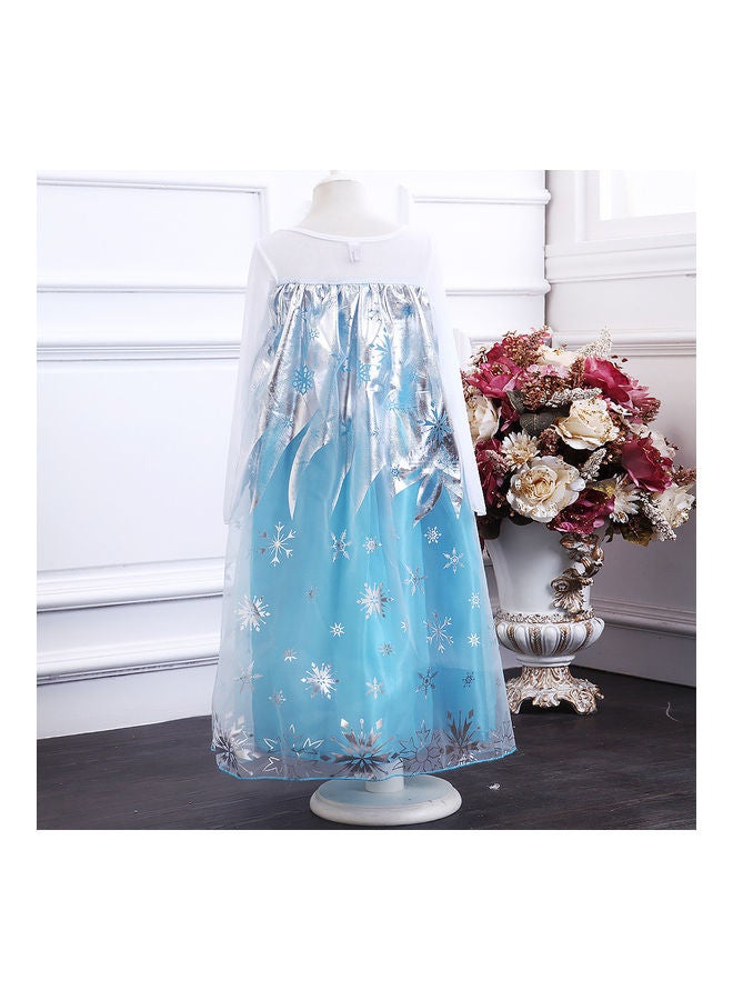 مس تيارا زي تنكري الأميرة إليسا من فيلم "Frozen" 120سم - Image 4