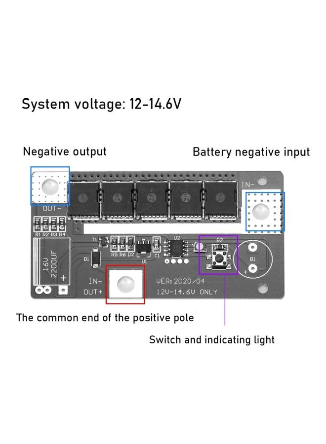 Generic DIY Spot Welders Pen Portable 12V Battery Storage Spot Welding PCB Circuit Board Welding Multicolour  - Image 3