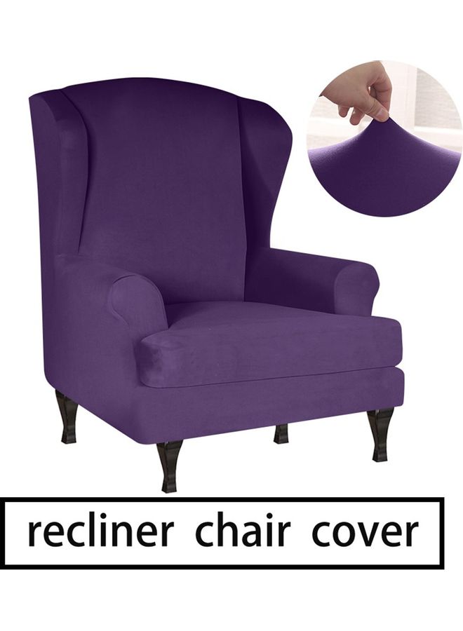 Generic - Stretch Recliner Sofa Cover Purple - Image 1