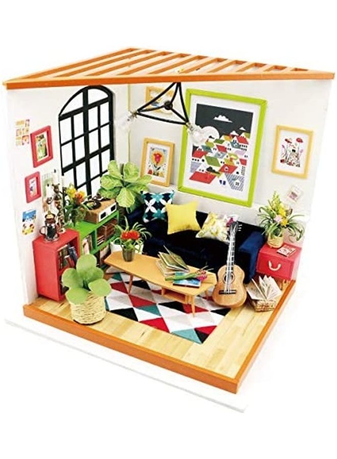 Dollhouse Miniature DIY Creative Room with Furniture House Kit - v1620813811/N47415596A_1