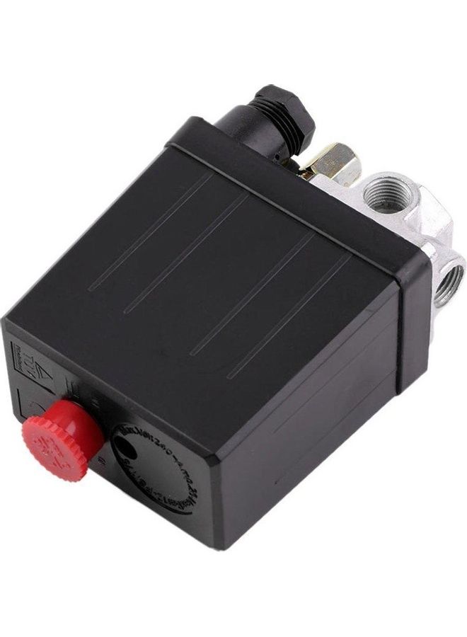 Generic Heavy Duty Air Compressor Pressure Switch Control Valve Silver/Black  - Image 1