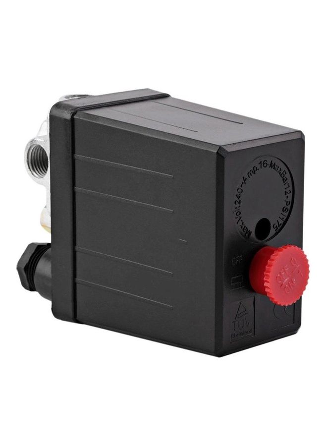 Generic Heavy Duty Air Compressor Pressure Switch Control Valve Silver/Black  - Image 2