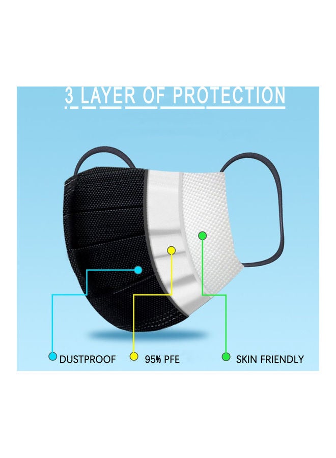 كمامات وجه للاستخدام مرة واحدة 50 قطعة - Image 3