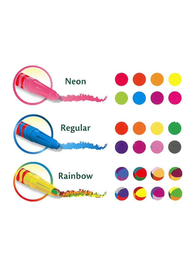 Crayola 24-Piece Twistable Fun Effects Crayons Multicolour - Image 4