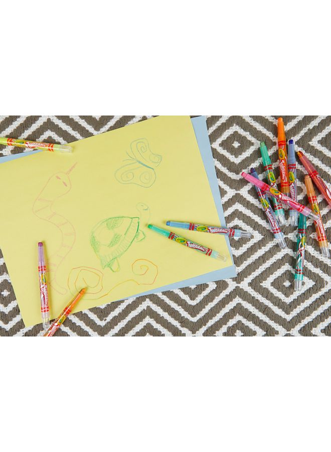 Crayola 24-Piece Twistable Fun Effects Crayons Multicolour - Image 5